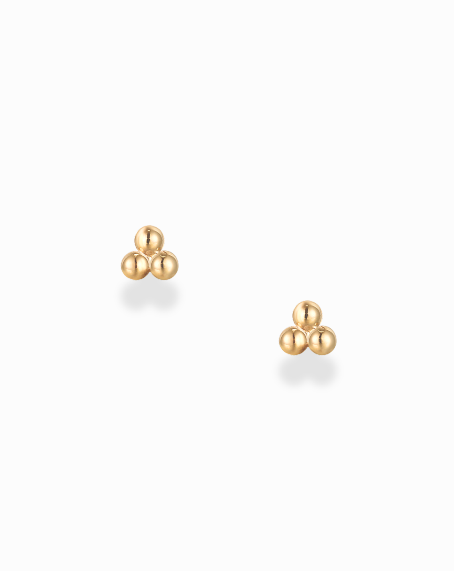 Trinity Ball Studs - Mod + Jo - Jewelry built to last, advanced plating technology