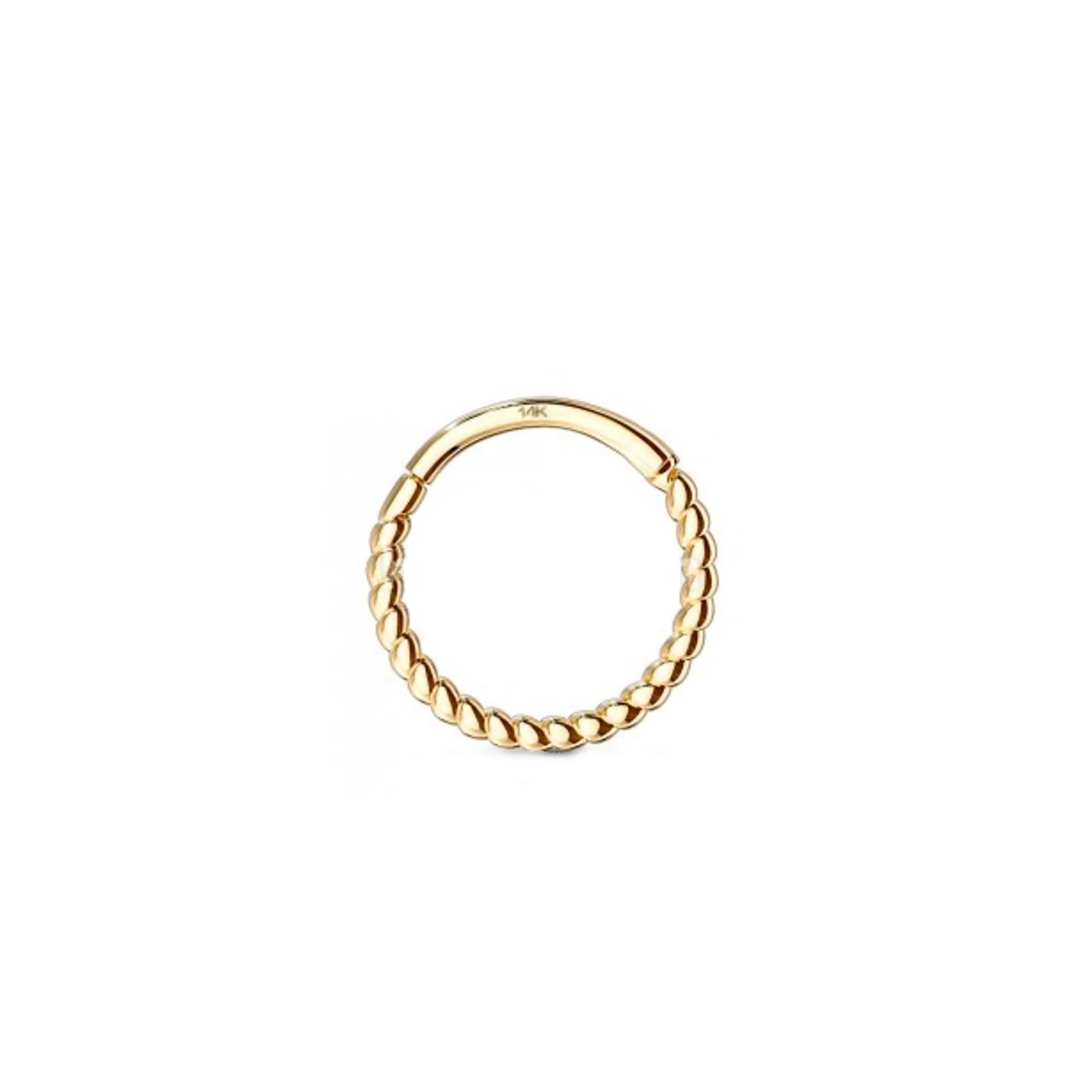 14k Lasso Hoop – Mod + Jo