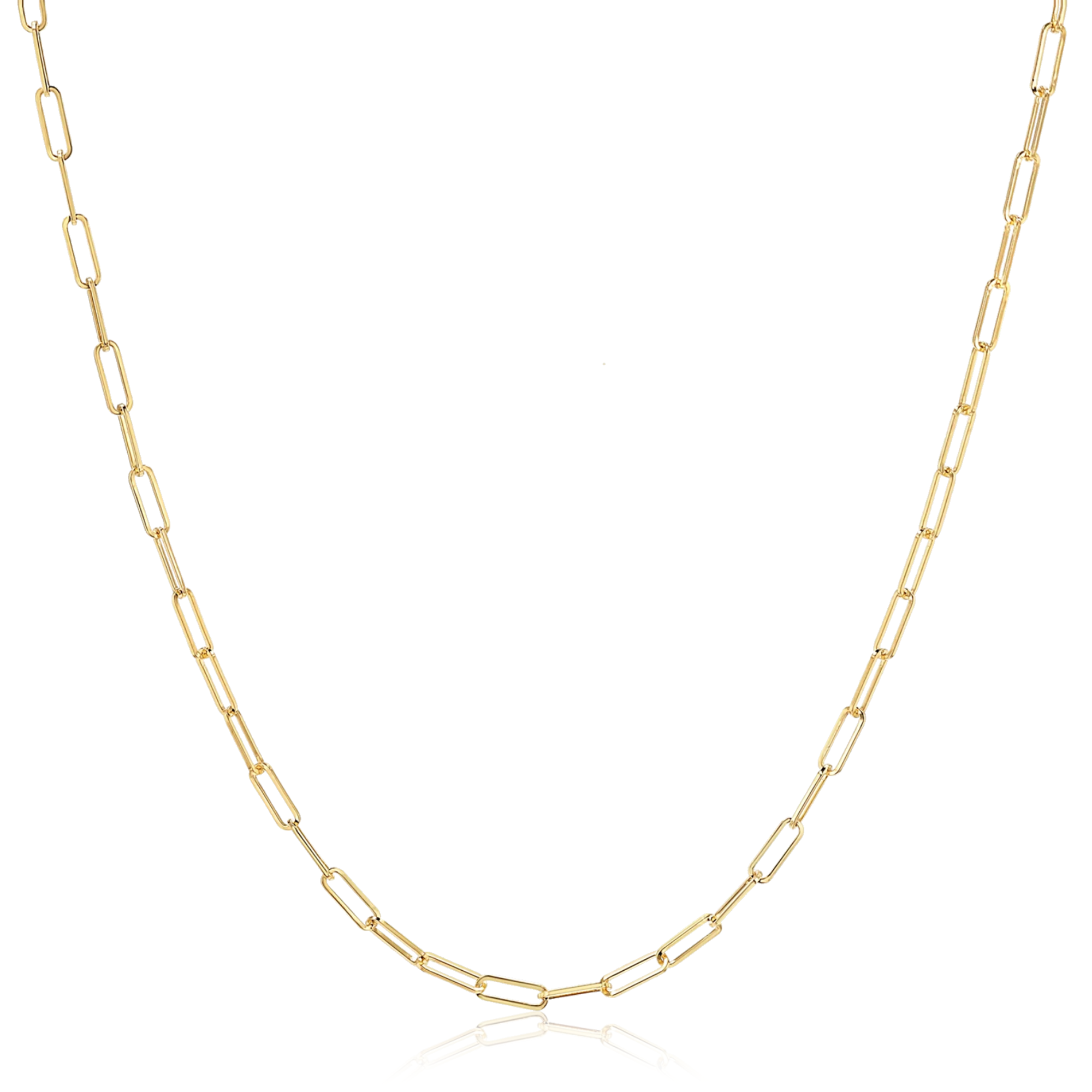 14k Rosi Paperclip Necklace - Mod + Jo