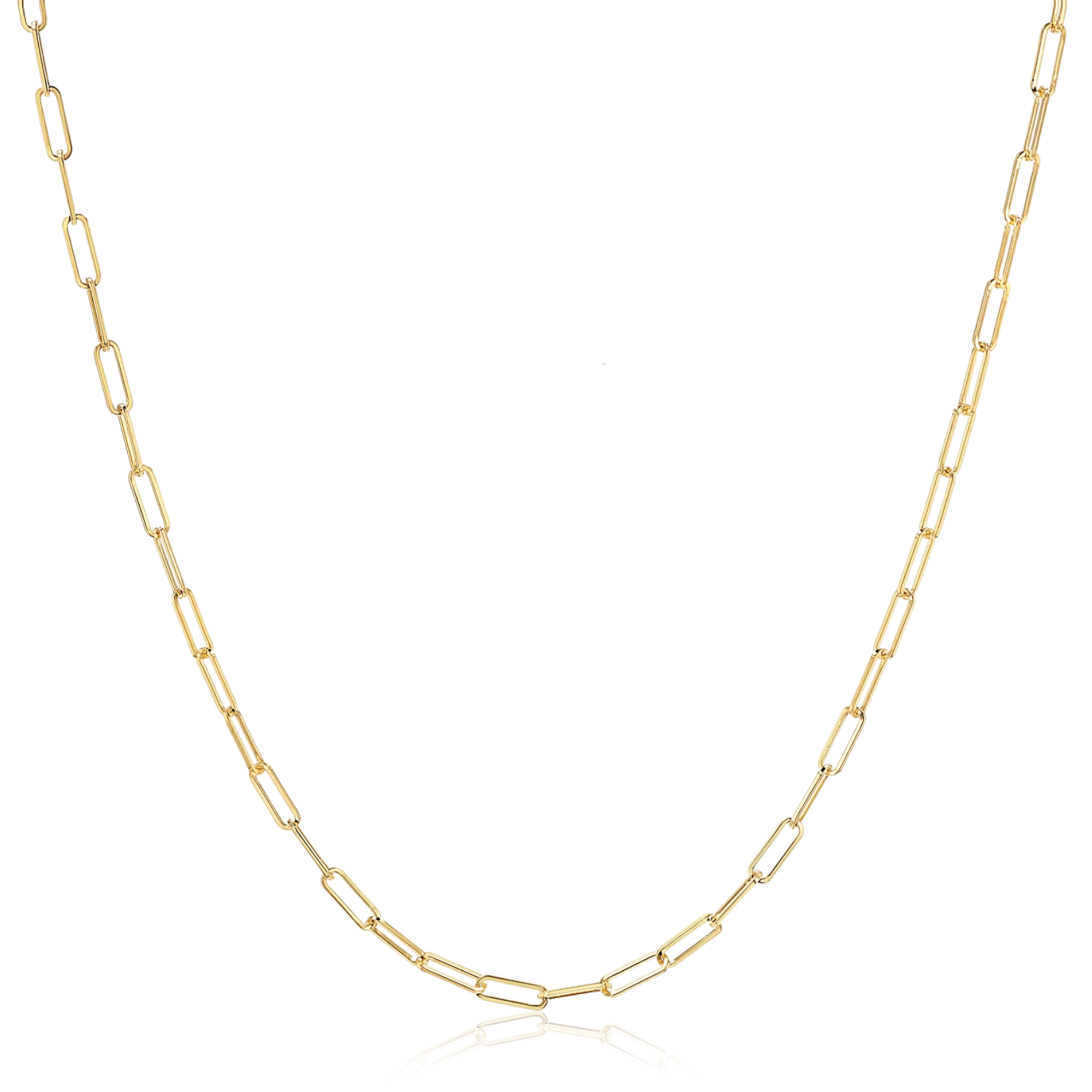 14k Rosi Paperclip Necklace