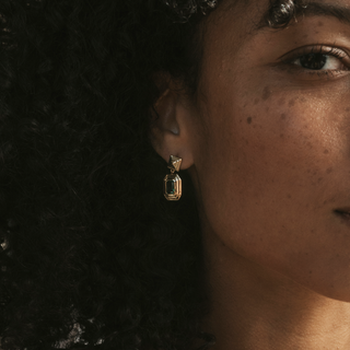 Pearl + Gemstone Earrings