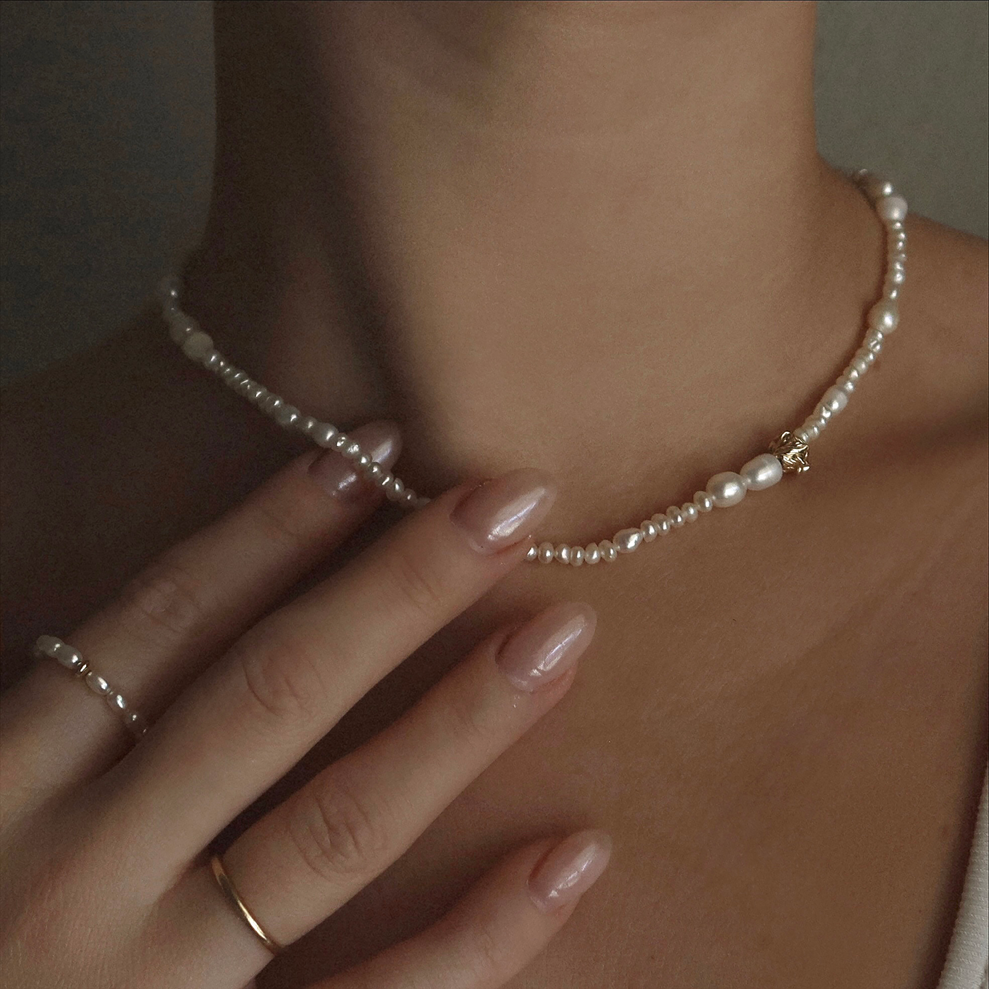 Pearl + Gemstone Necklaces