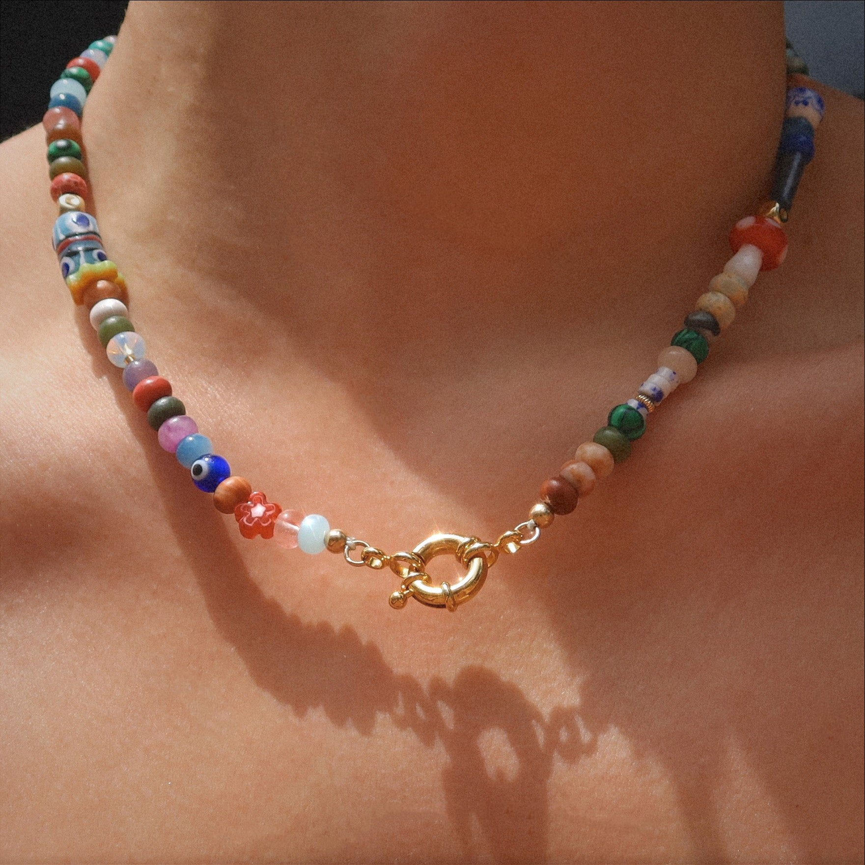 Pearl + Gemstone Necklaces