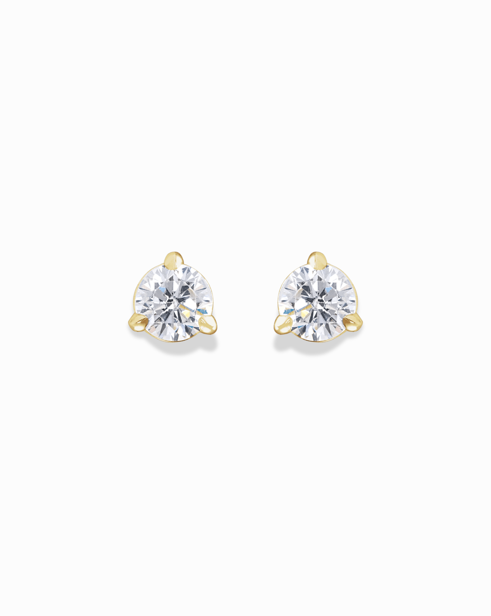 14k Diamond Stud Earrings - Mod + Jo