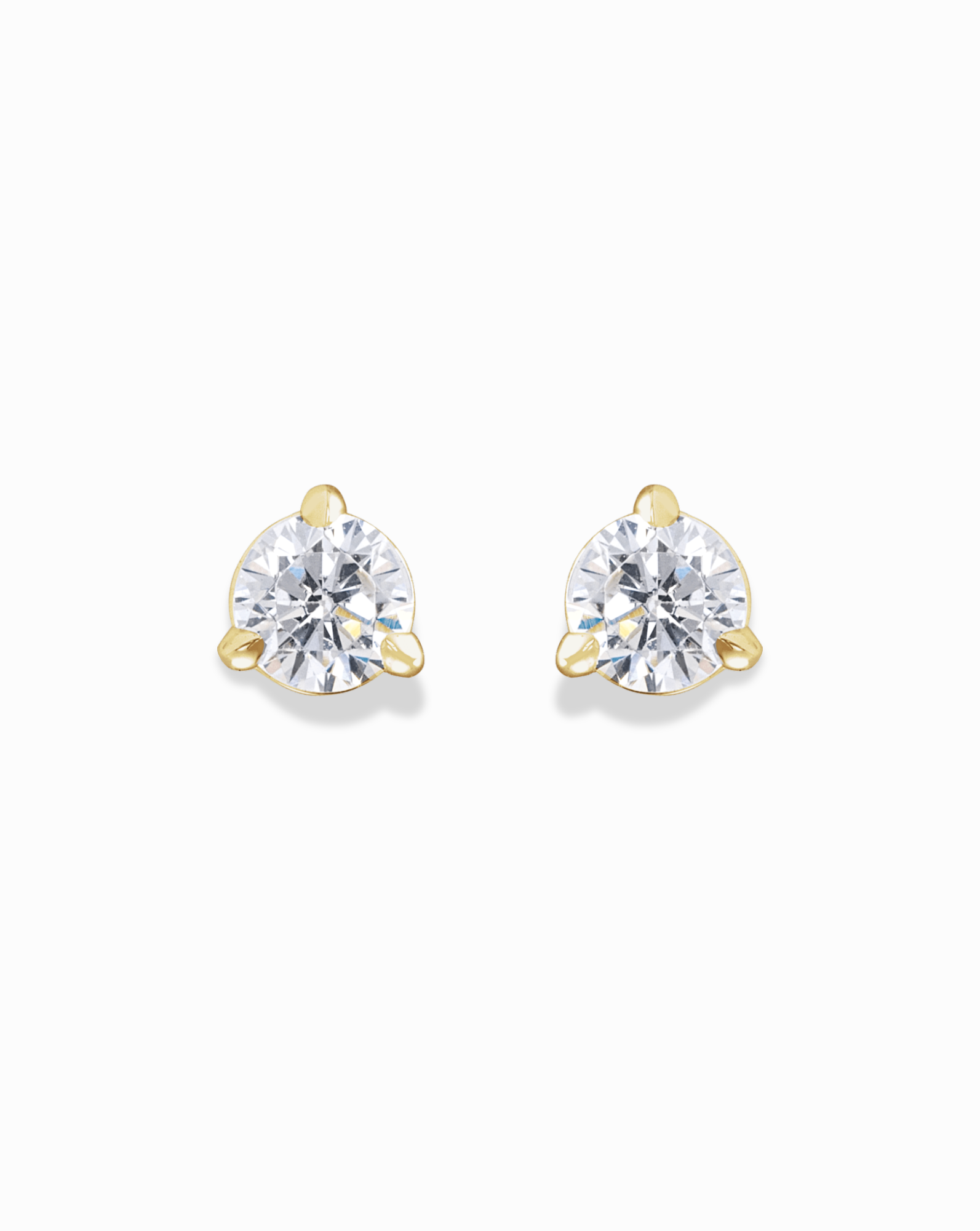 14k Diamond Stud Earrings - Mod + Jo