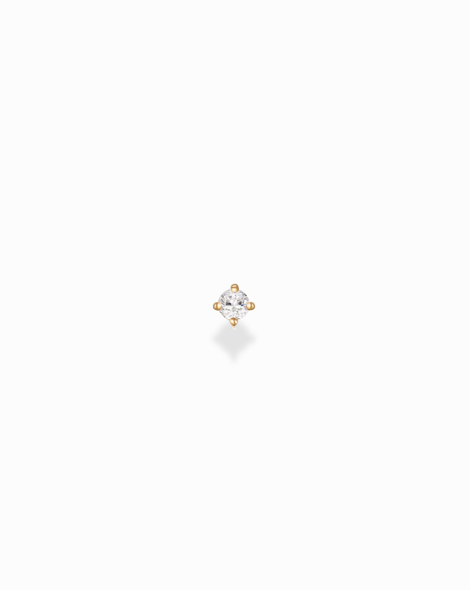 14k Mini Diamond Stud - Mod + Jo