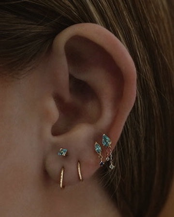 14k There She Goes Stud