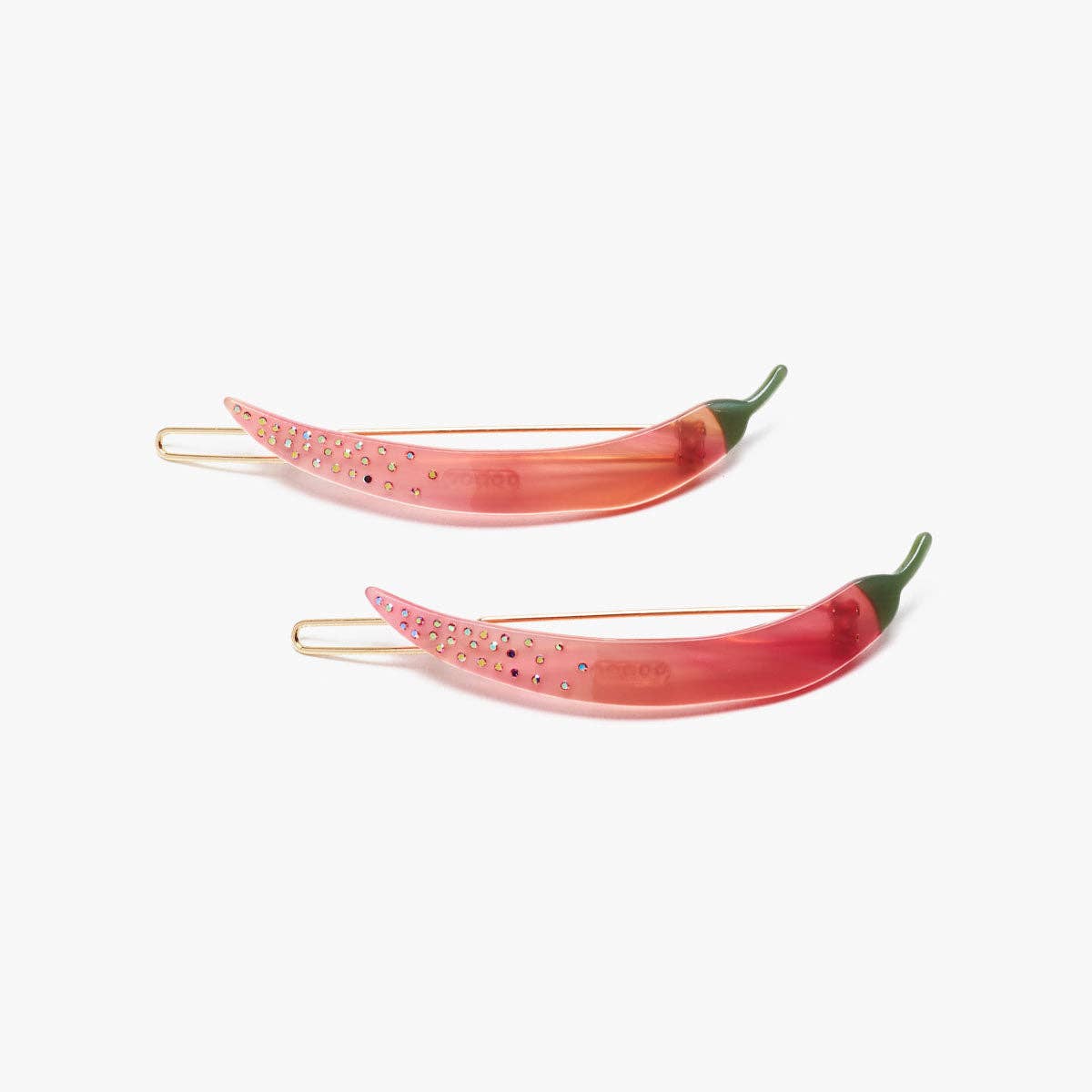 Thai Chili Pepper Barrette Set