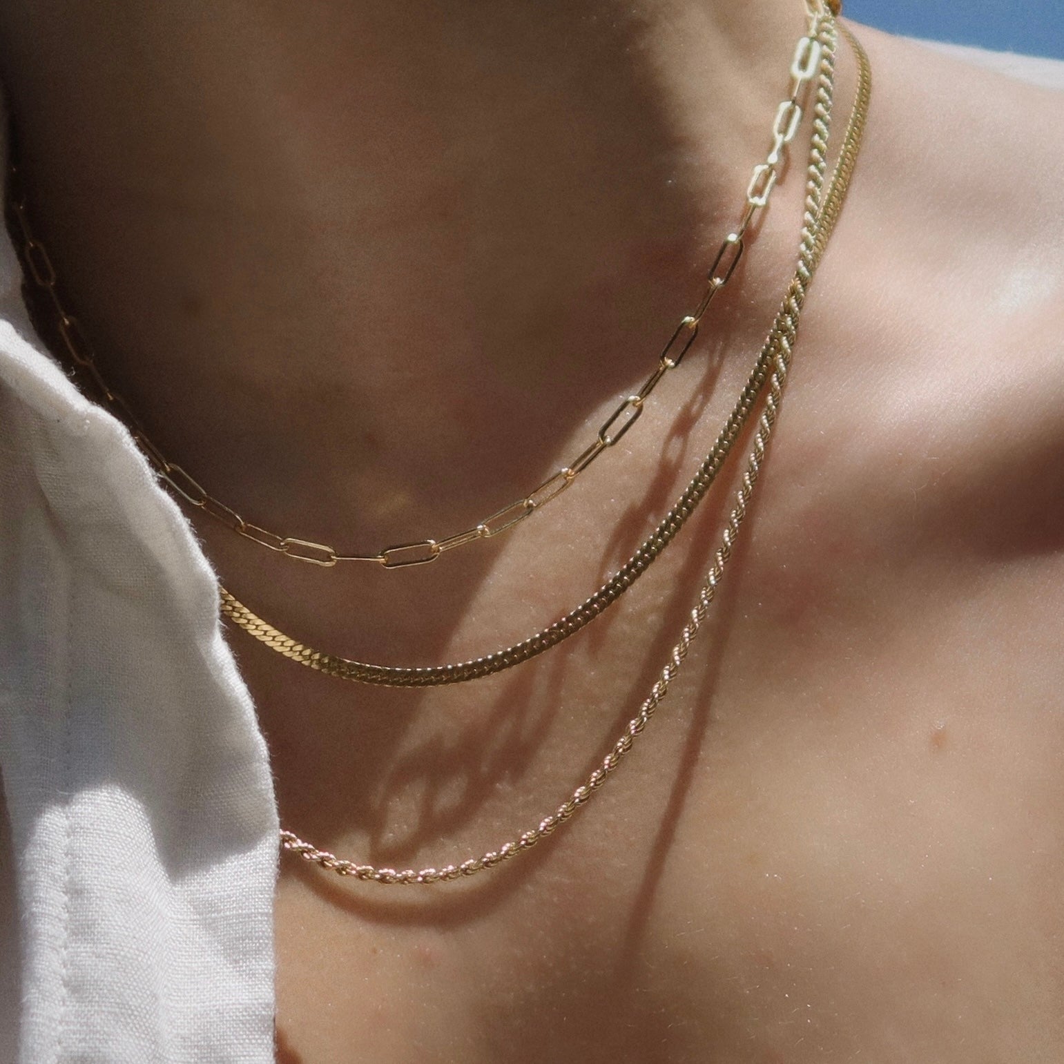 Maxwell French Rope Chain Necklace