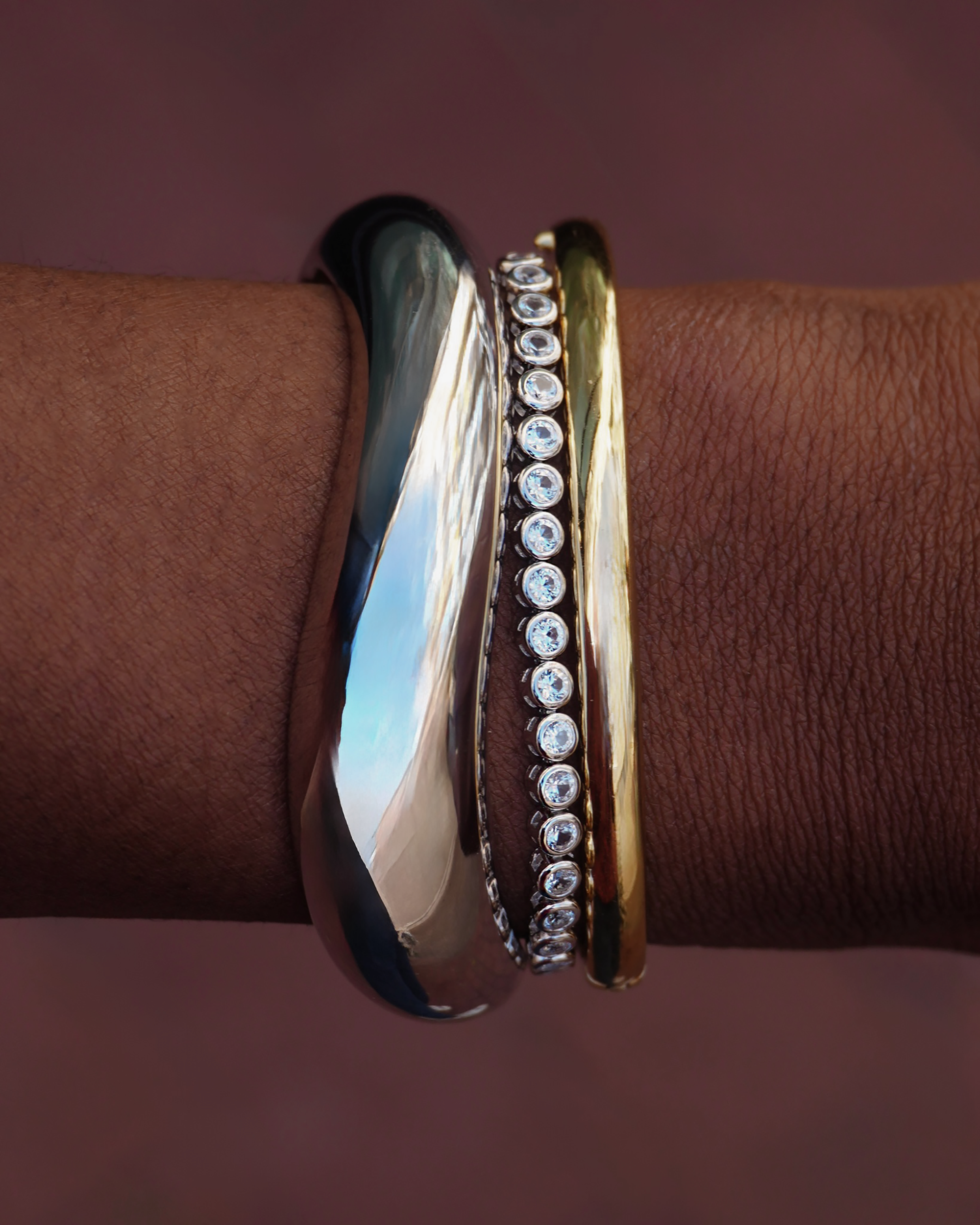 Emma Bezel Tennis Bracelet