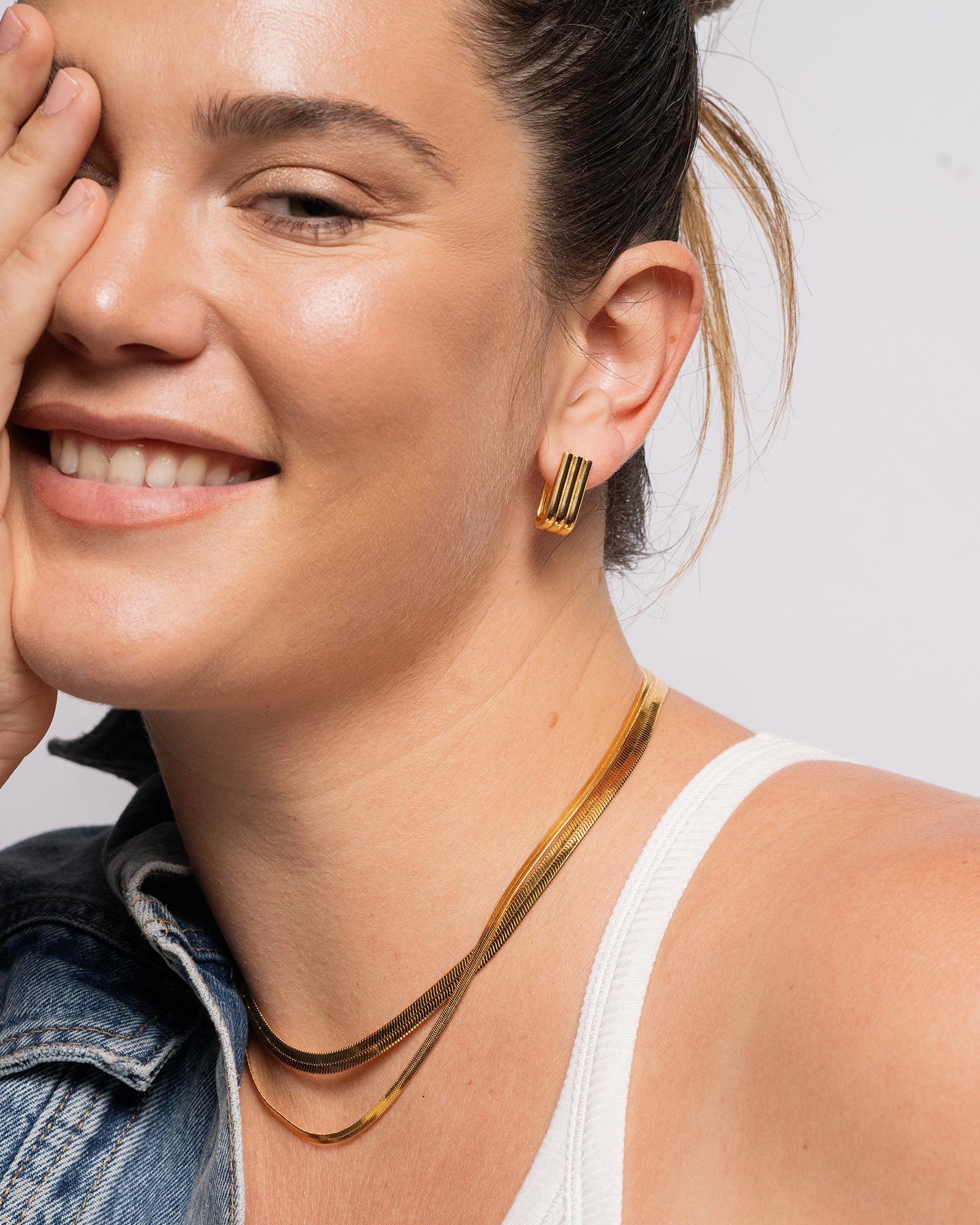 Natalia Herringbone Necklace