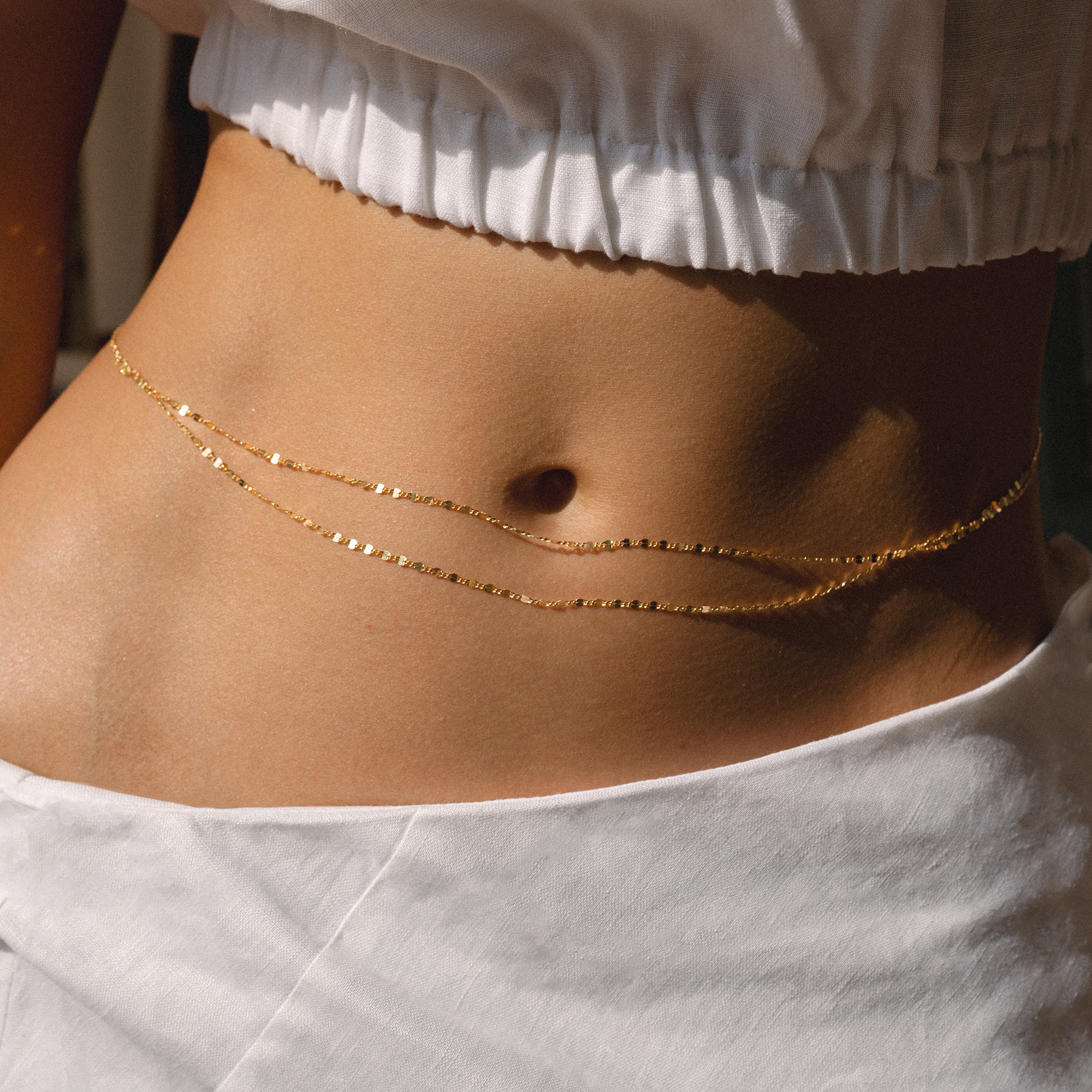 Eliana Layered Belly Chain - Mod + Jo