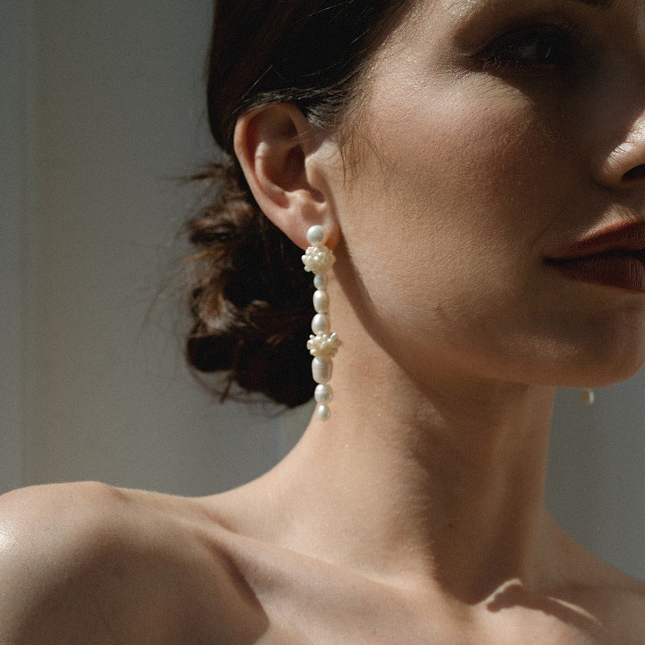 Amelie Pearl Drop Earrings