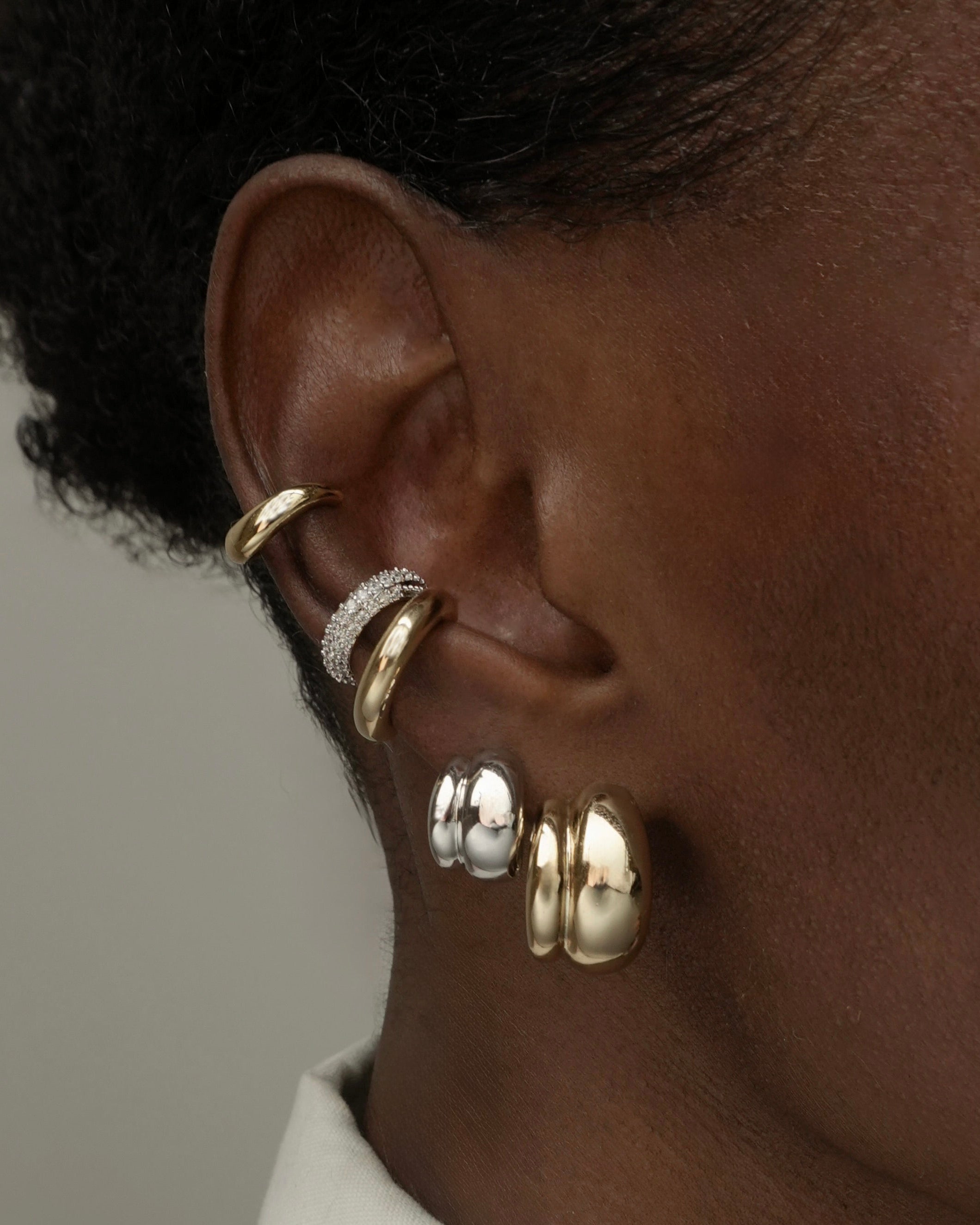 Petite Sofie Volume Hoops - Mod + Jo