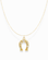 Chantal Horseshoe Pendant Necklace