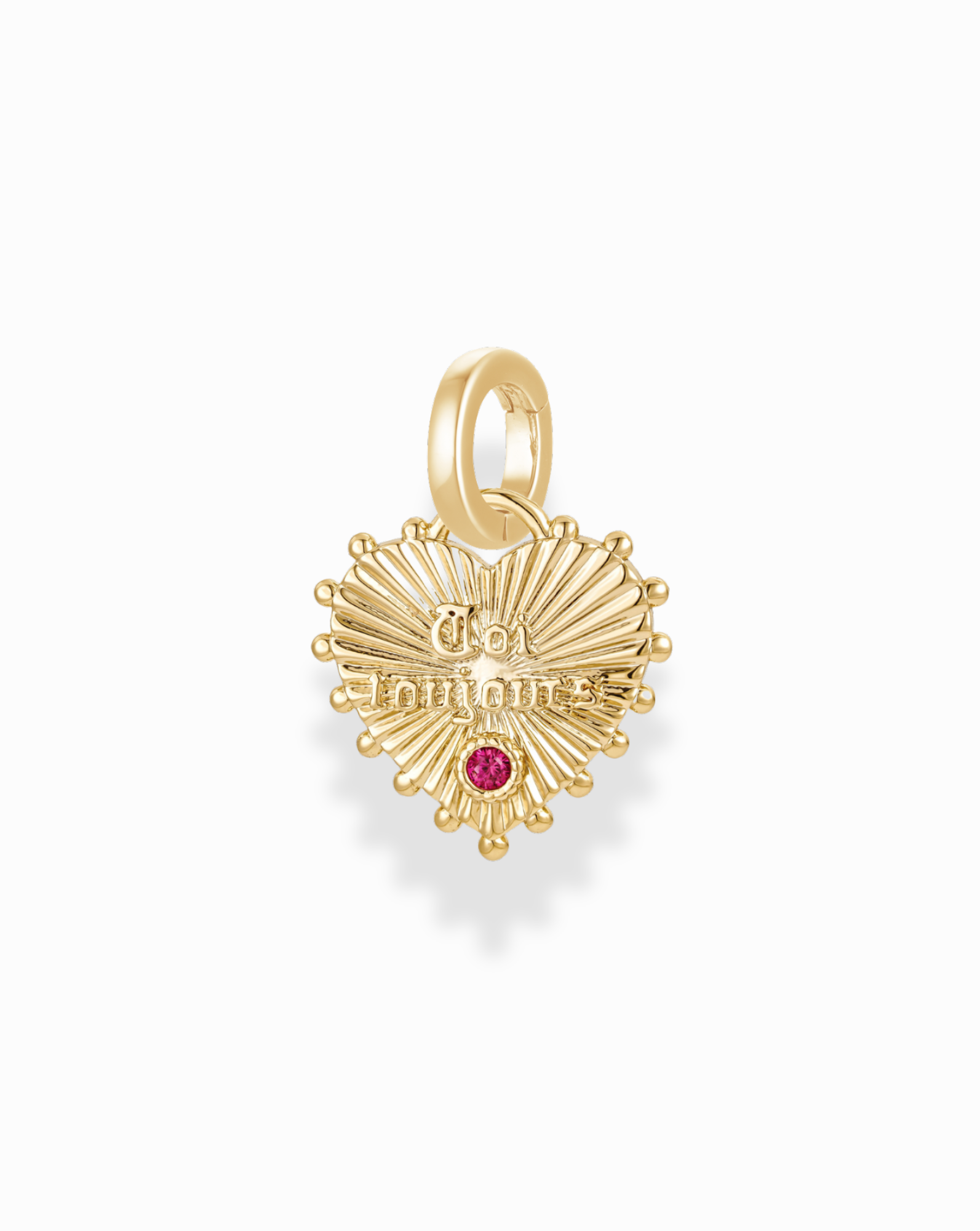 Esme French Heart Charm