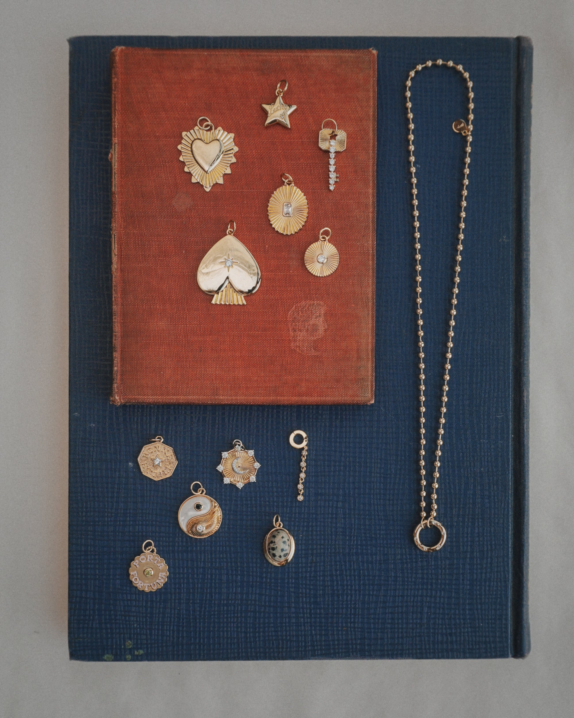 Soren Ball Charm Clip Necklace | Mod + Jo