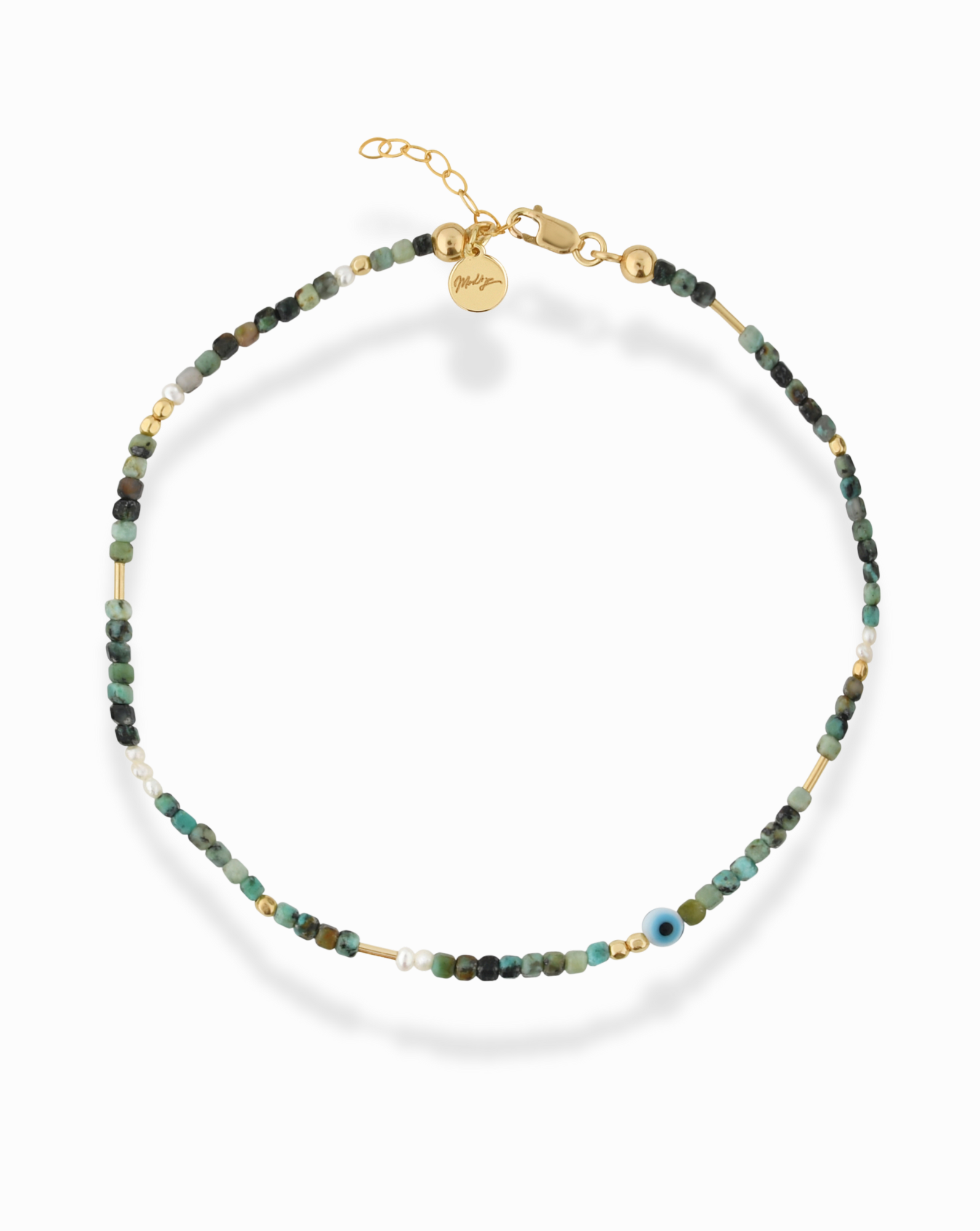 Luca Gemstone Anklet - Mod + Jo