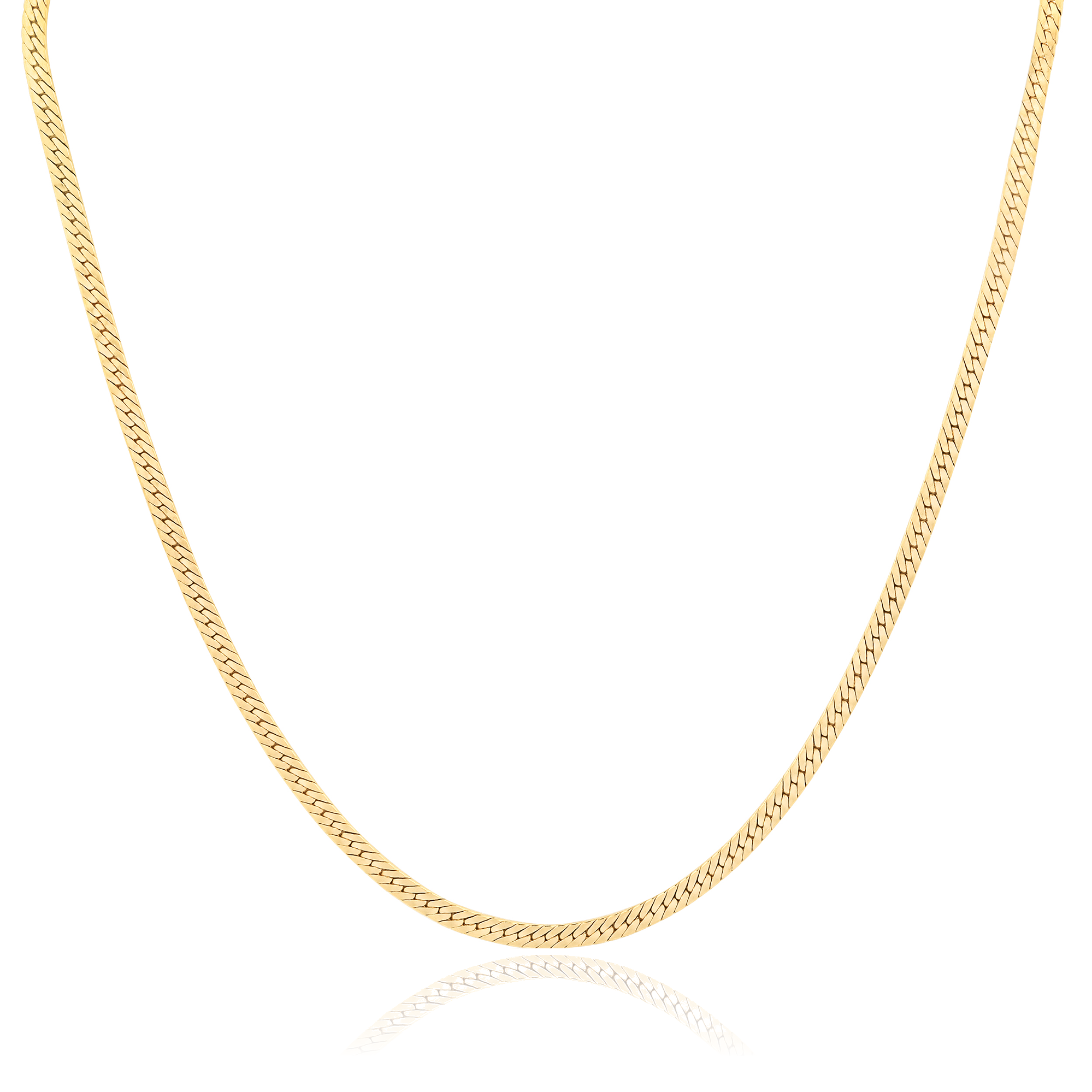Ashlee Herringbone Chain Necklace