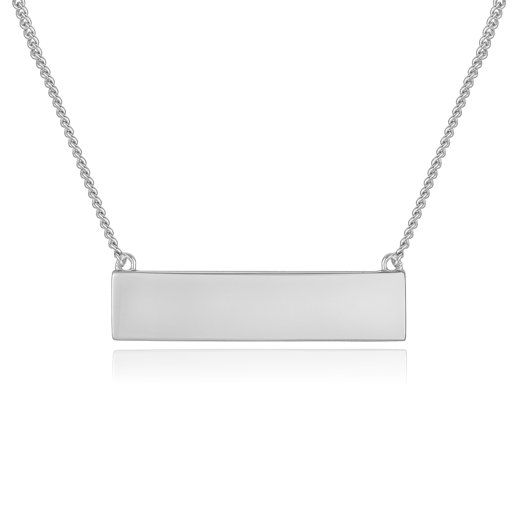 Aspen Name Plate Necklace