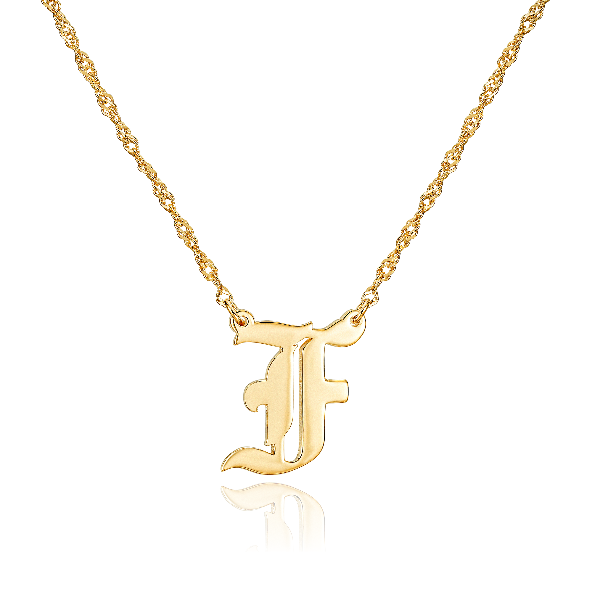 Buy J Initial Necklace Cursive j Initial Gold Pendant Necklace Monogram  Necklace for Women Personalized Gold Initial Necklace for Her Online in  India - Etsy