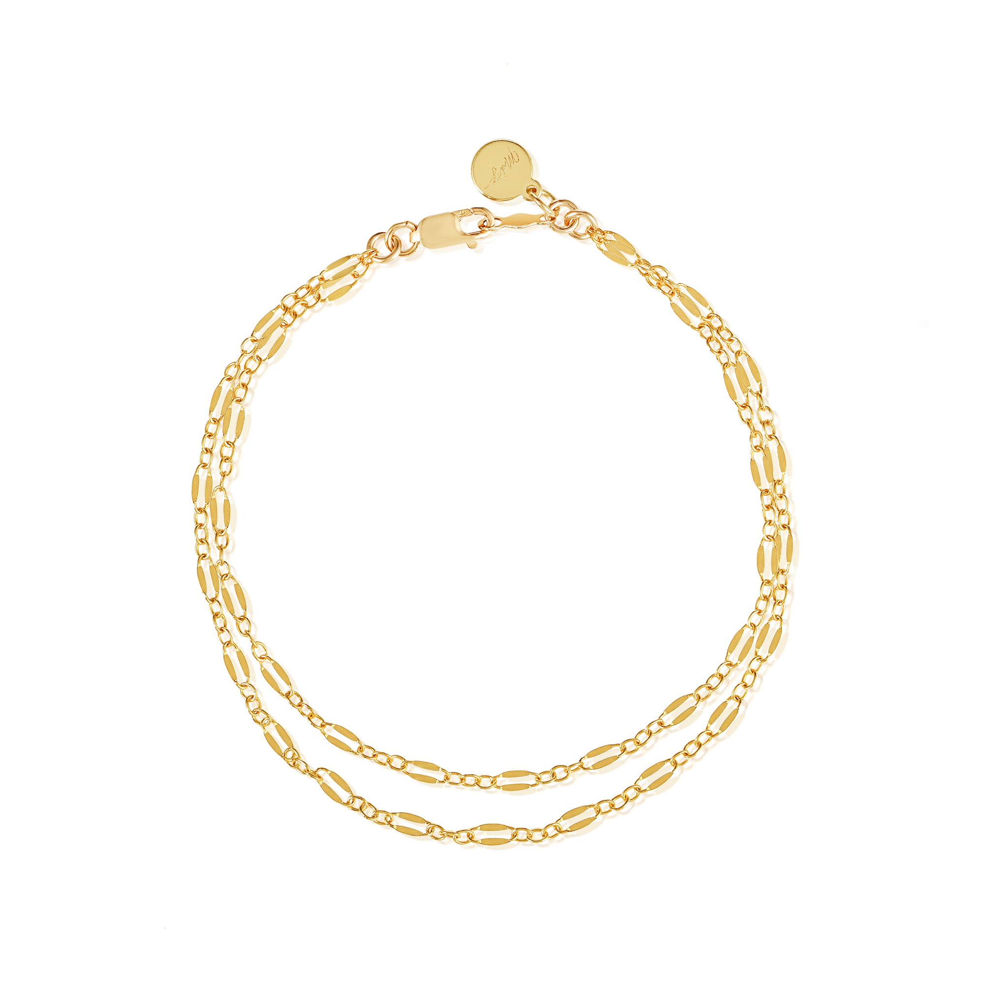 Gold Necklace Extenders 14K Gold Plated Sterling Nepal