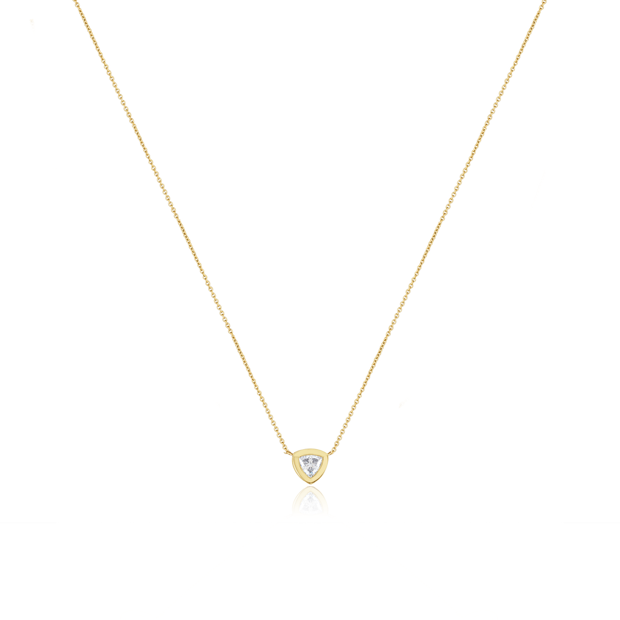 Trillion Diamond Pendant - 220 For Sale on 1stDibs | trillion diamond  necklace, diamond trillion pendant