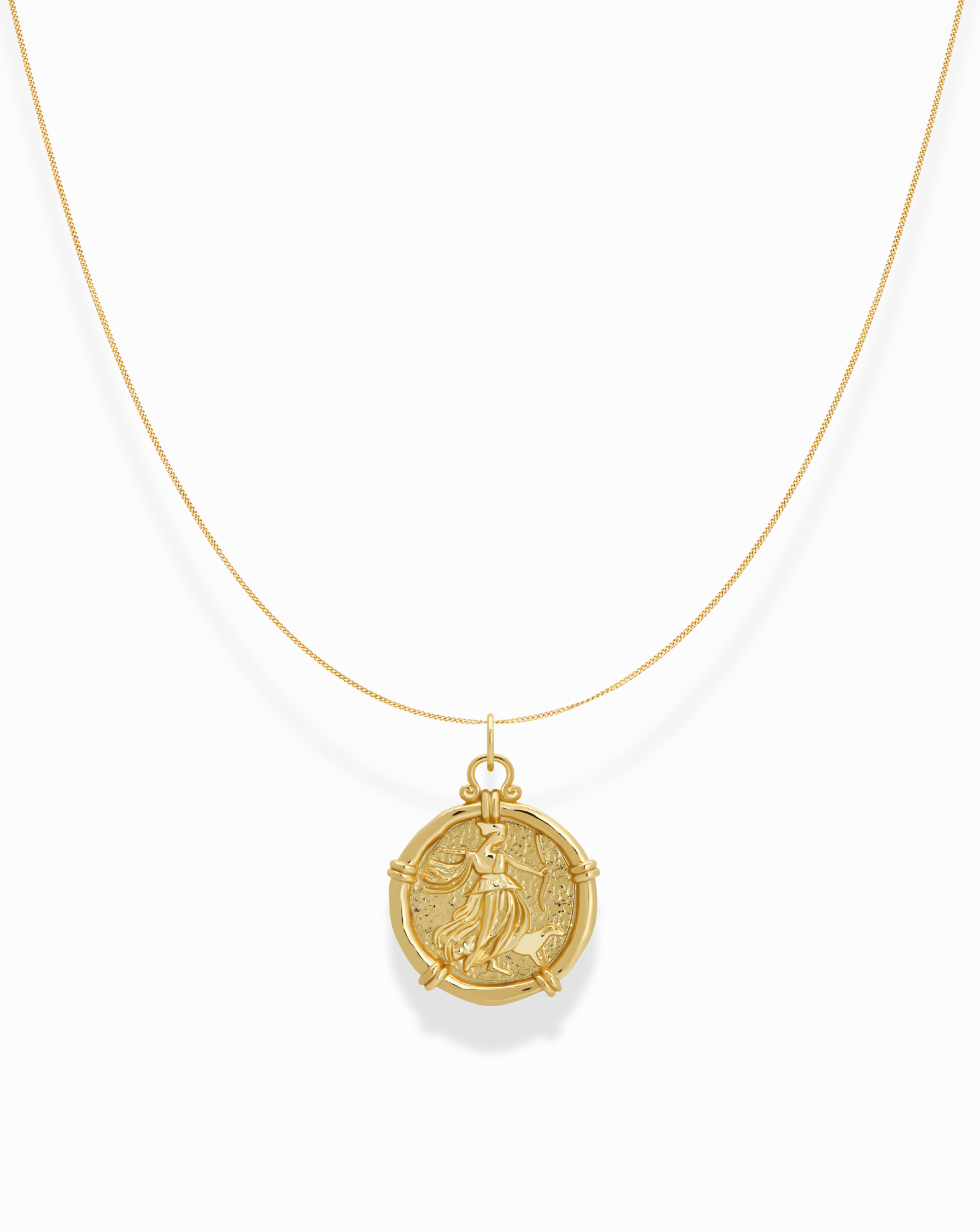 Naomi Ancient Coin Pendant Necklace | Mod + Jo