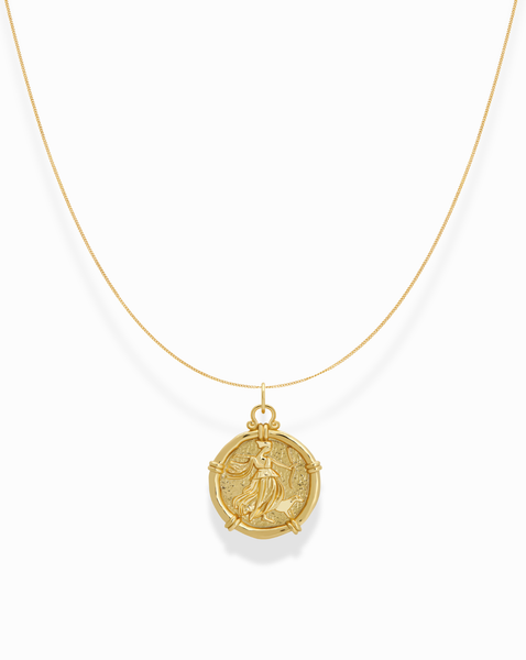 Naomi Ancient Coin Pendant Necklace | Mod + Jo