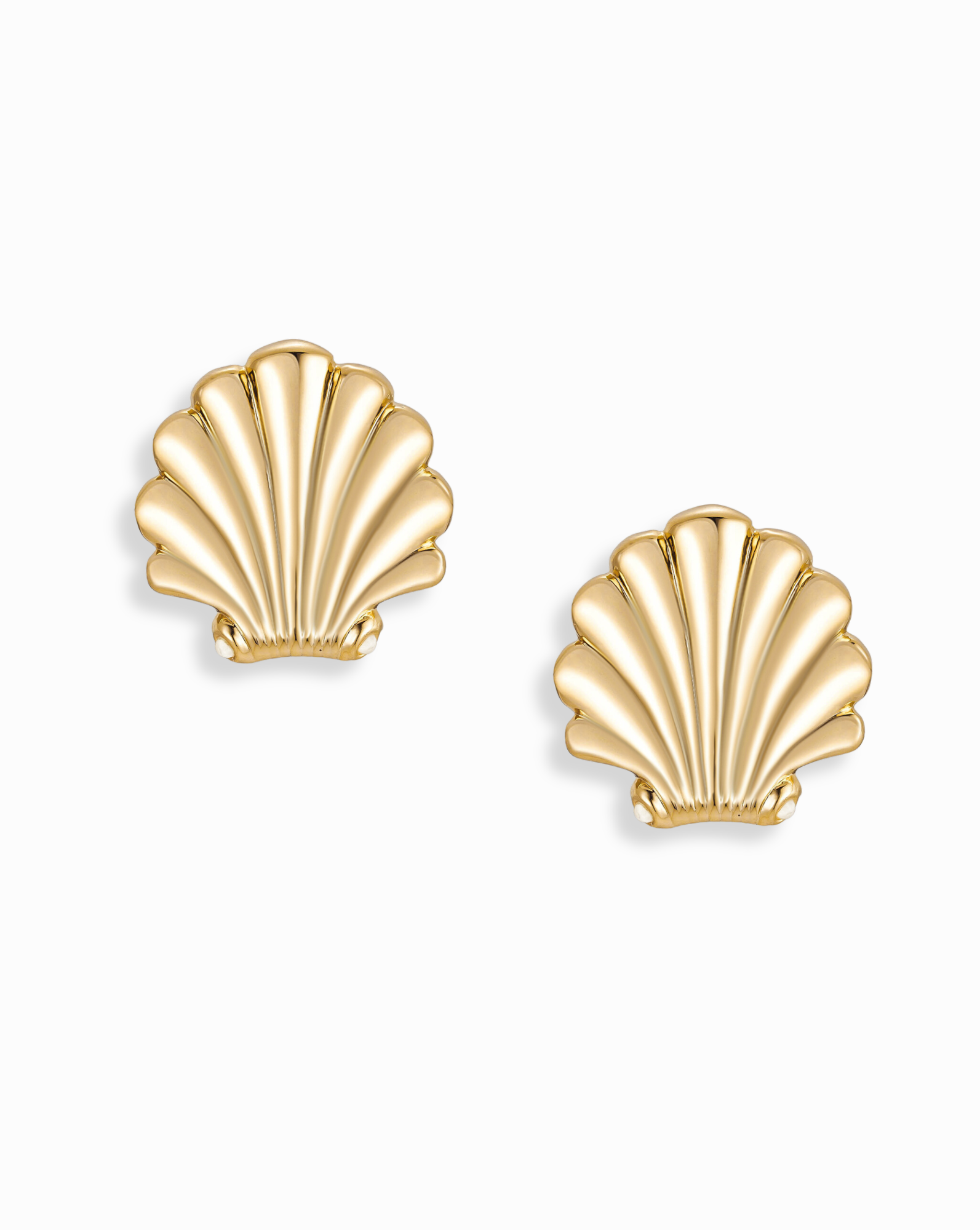 Rio Shell Statement Studs - Mod + Jo