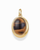 Introducing the Rory Gemstone Charm by Mod + Jo—a stunning gold-plated pendant showcasing an oval Tiger’s Eye gemstone with mesmerizing brown and golden bands. This exquisite piece is set in a polished 14k gold bezel with a convenient loop for your favorite chain, elegantly displayed against a white background. The Rory Gemstone Charm beautifully captures the natural allure of Tiger’s Eye, making it a standout addition to any jewelry collection.