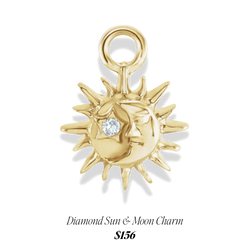 sun and moon charm  | modandjo.com