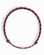 The Mod + Jo Tommy Cord Necklace is a maroon and white braided paracord accessory, featuring two knots and a small gold plate accent bead at the center, shown against a white background.