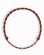 The Mod + Jo Tommy Cord Necklace is a brown and white braided paracord necklace featuring a small gold bead knotted on both sides, accented with gold-plated spacers, and displayed against a white background.