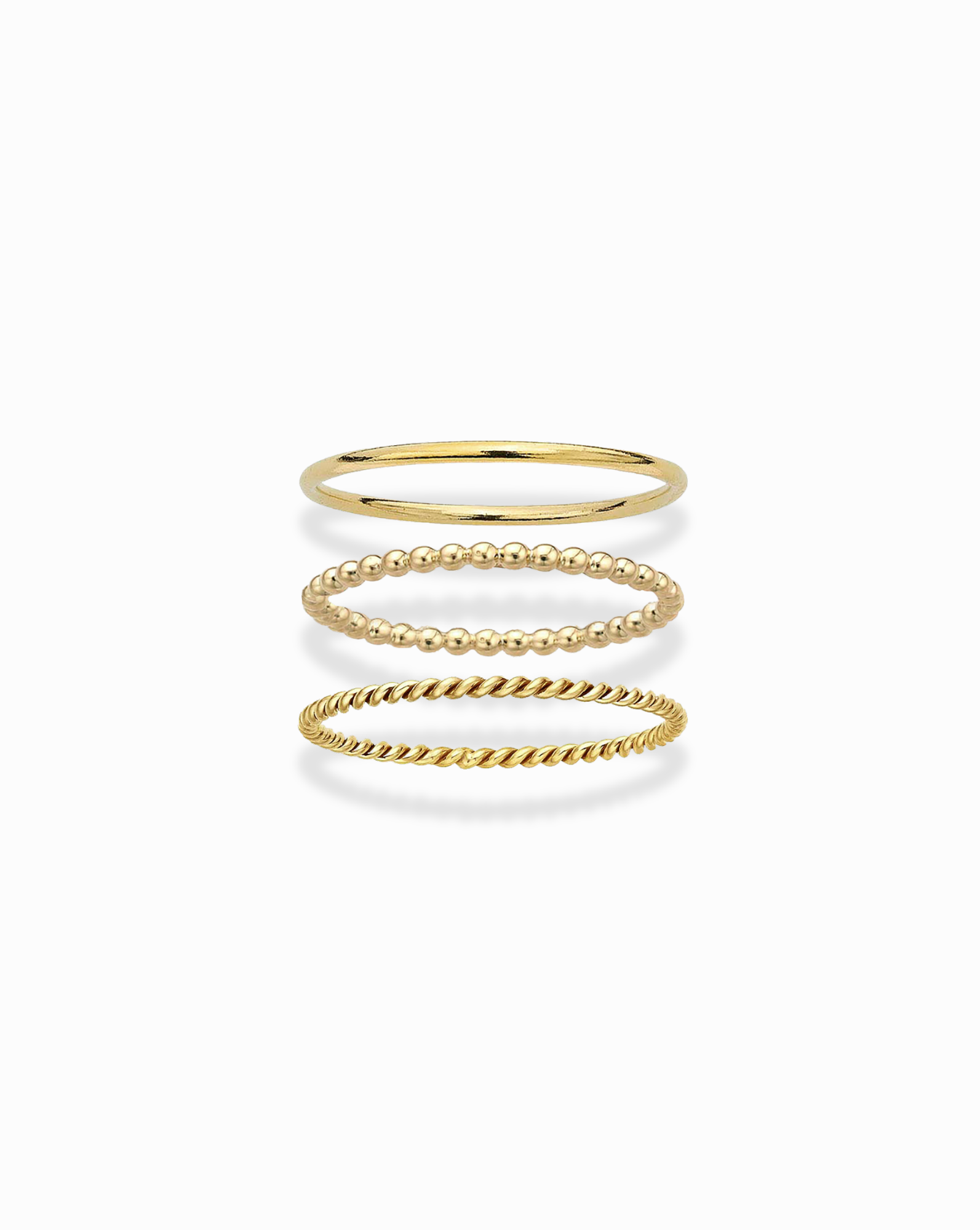 Tube + Droplet + Lasso Stacking Ring Set - Rings - MOD + JO