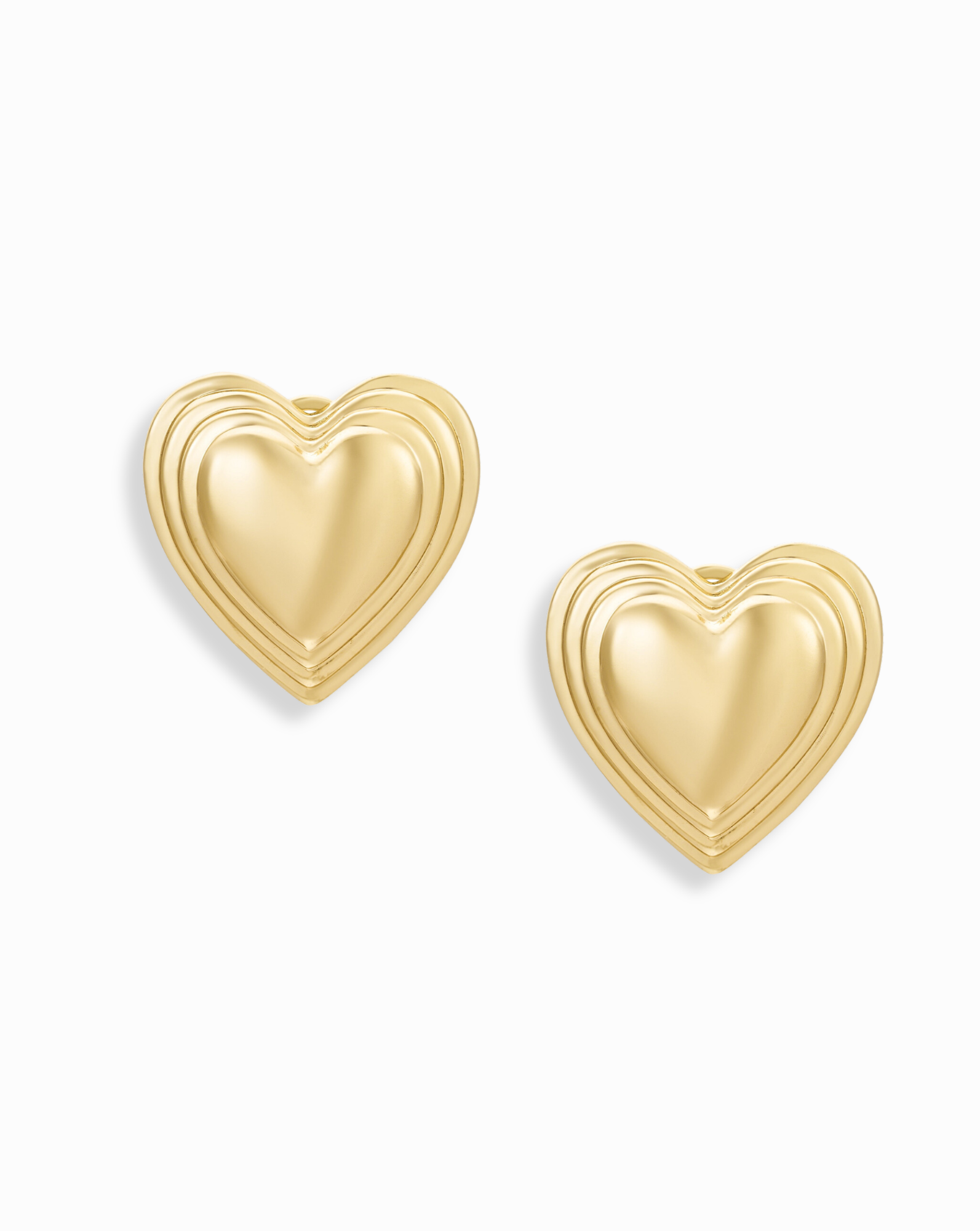 Willa Heart Statement Studs - Mod + Jo