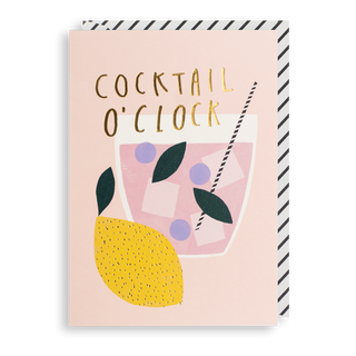 Cocktail Time Birthday Card
