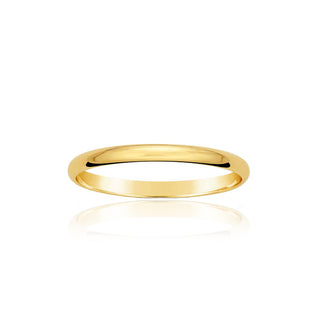 14k Well Rounded Stacking Ring