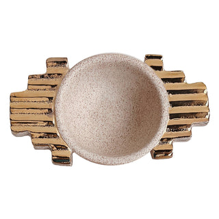 Sol Dish in Oat + Gold