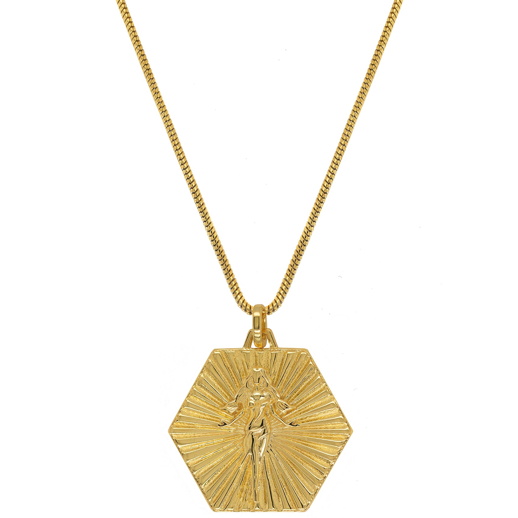 Saudi Gold 21-karat Necklace w/ Cross pendant