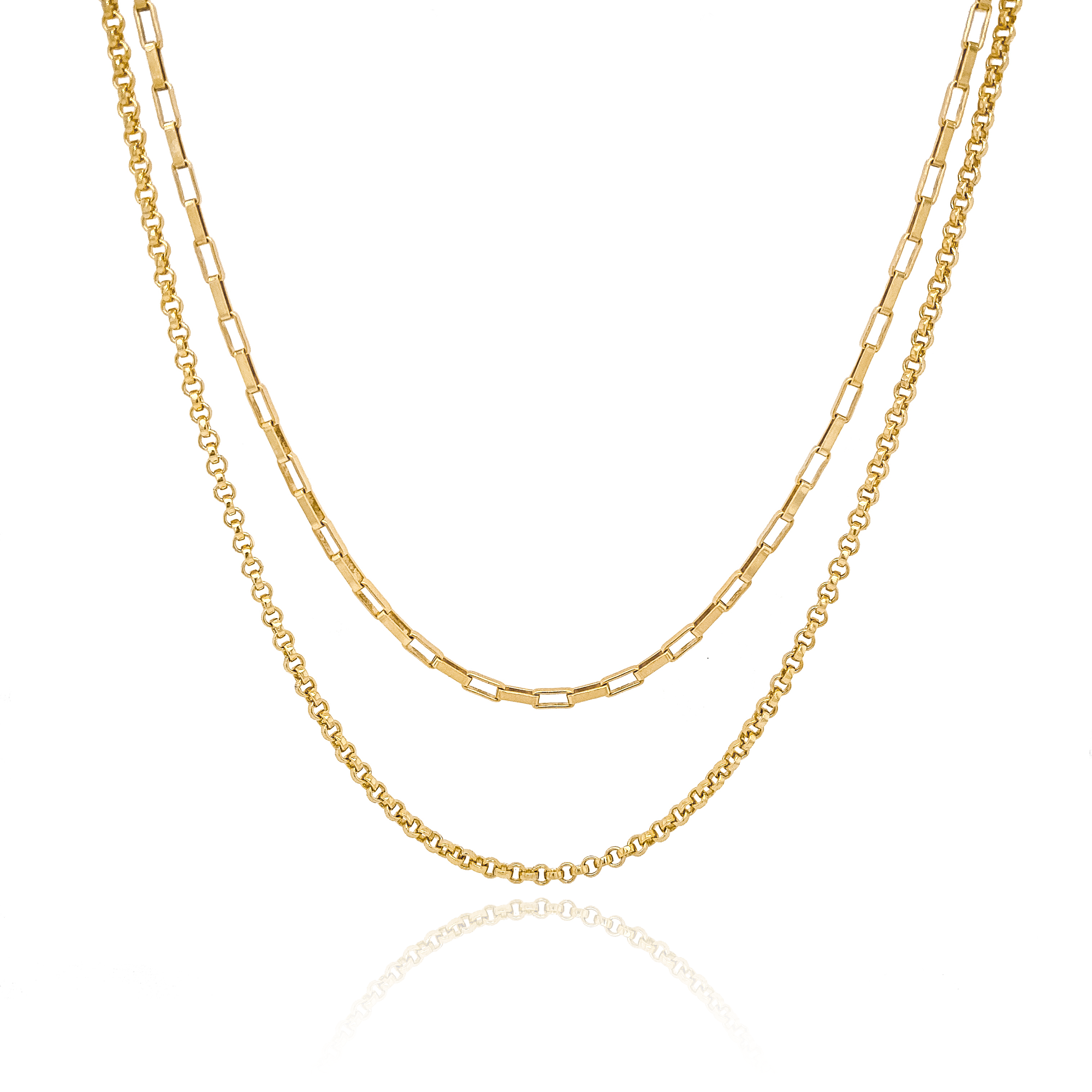 Eden Layered Chain Necklace – Mod + Jo