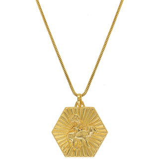 Muse Zodiac Pendant Necklace