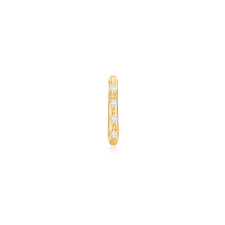 14k Margaret Diamond Hoop